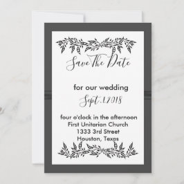 Invitación MODERNO SOFISTICADO guardar la fecha