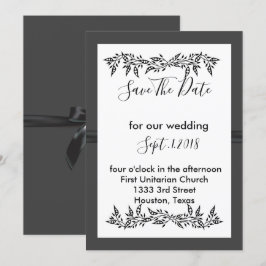 Invitación MODERNO SOFISTICADO guardar la fecha