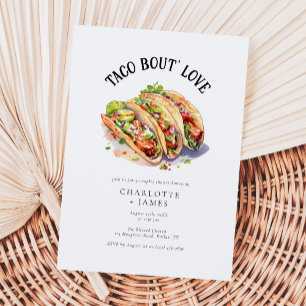 Invitación Moderno Taco Bout Love Parejas Bridal Shower