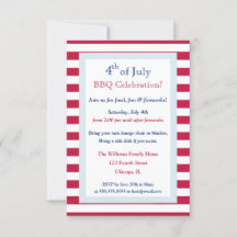 Moderno verano patriótico 4 de julio Fiesta de bar