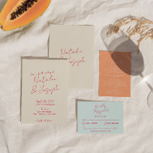 Moderno y caprichoso Boda retro de diversión a man