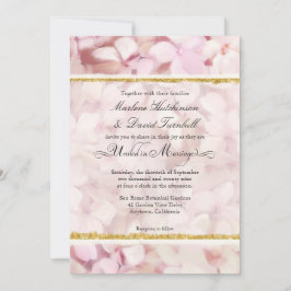 Invitación Moderno y elegante Boda de flores de hidrangea flo