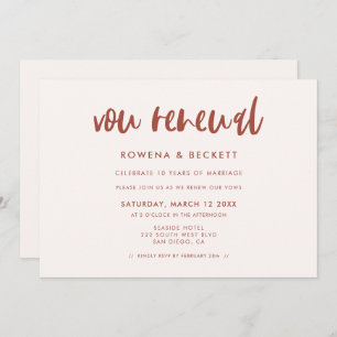 Invitación Moderno y elegante boda rosa de nieve Renovación d