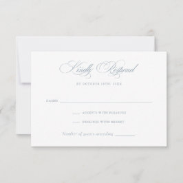Invitación Moderno y elegante caligrafía Script Wedding RSVP