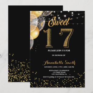 Invitación Moderno y elegante dulce 17