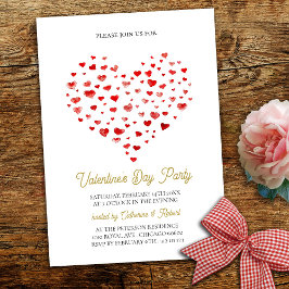 Invitación Moderno y elegante El día de San Valentín Fiesta C