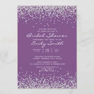 Invitación Moderno y elegante regalo de ducha nupcial con bri