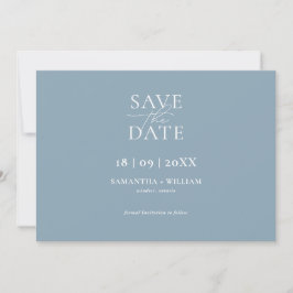 Invitación Moderno y Elegante Simple Save the Date