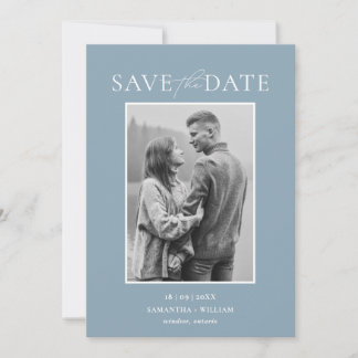 Invitación Moderno y Elegante Simple Save the Date