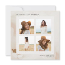 Moderno y mínimo graduado en collage de fotos abst