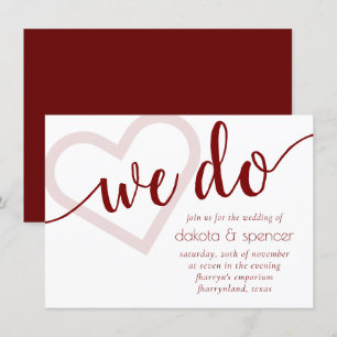 Invitación Moderno y simple que hacemos   Guión de Flourish d