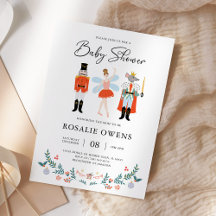 Modernos Navidades de Nutcracker Baby Shower Minim