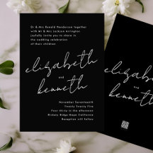 Modernos y elegantes nombres personalizados Boda d