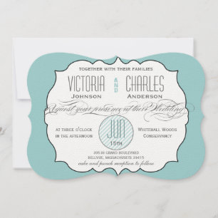 Invitación ModernTypography Wedding Invitations