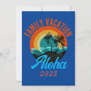 INVITACIÓN MODO DE VACACIONES FAMILIARES PERSONALIZADAS