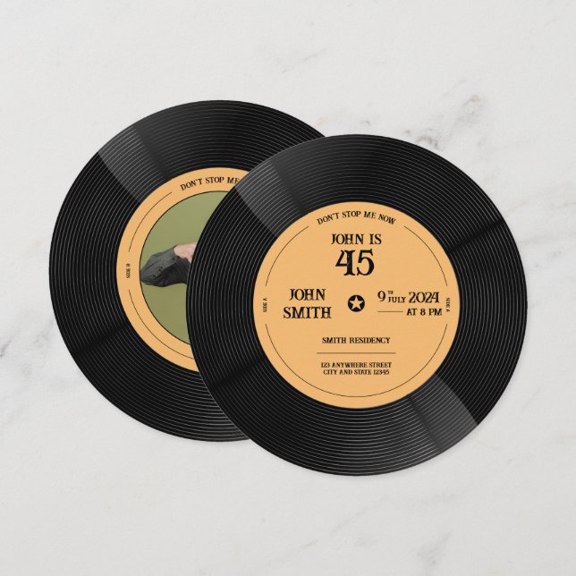 Invitación ModoVinilo (Anverso / Reverso)