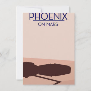 Invitación Módulo de aterrizaje Phoenix en Marte.