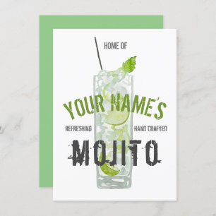 Invitación Mojito personalizado