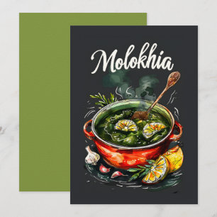 Invitación Molokhia Cocina Molokhia・خ Tradicional del Medio O