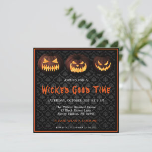 Invitación Momento bueno malvado