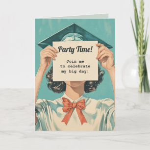 Invitación Momento de misterio de graduación