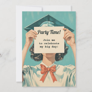 Invitación Momento de misterio de graduación