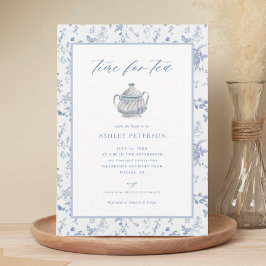 Invitación Momento Elegante Para La Ducha De Té Bridal