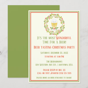 Invitación Momento Maravilloso Para Un Fiesta De Navidades De