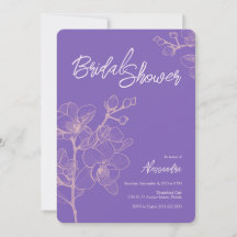 Momentos de Orquídea Lavender | Boda Bridal Shower