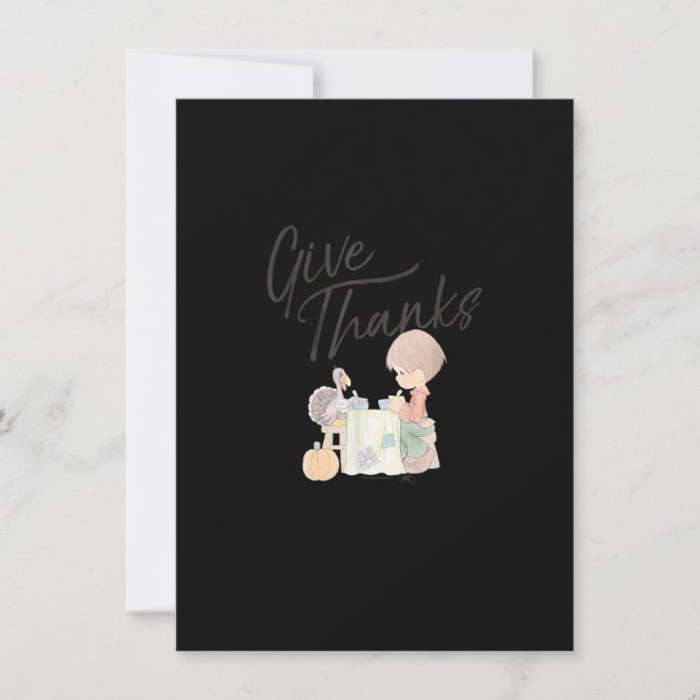 Invitación Momentos preciosos de acción de gracias Doll (Anverso)
