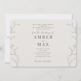 Invitación Momentos simples ambos padres crearán redondeados