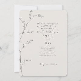 Invitación Momentos Simples Ambos Padres Parecen Redondear Cr