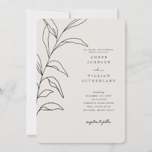 Invitación Momentos Simples Tallo Redondeado Padres