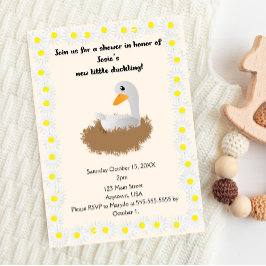 Invitación Momma Duck Baby Shower
