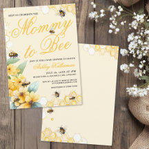 Mommy to BEE Gender Neutral Baby Shower