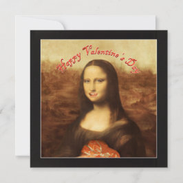 Invitación Mona Lisa El día de San Valentín