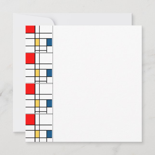 Invitación Mondrian (Anverso)