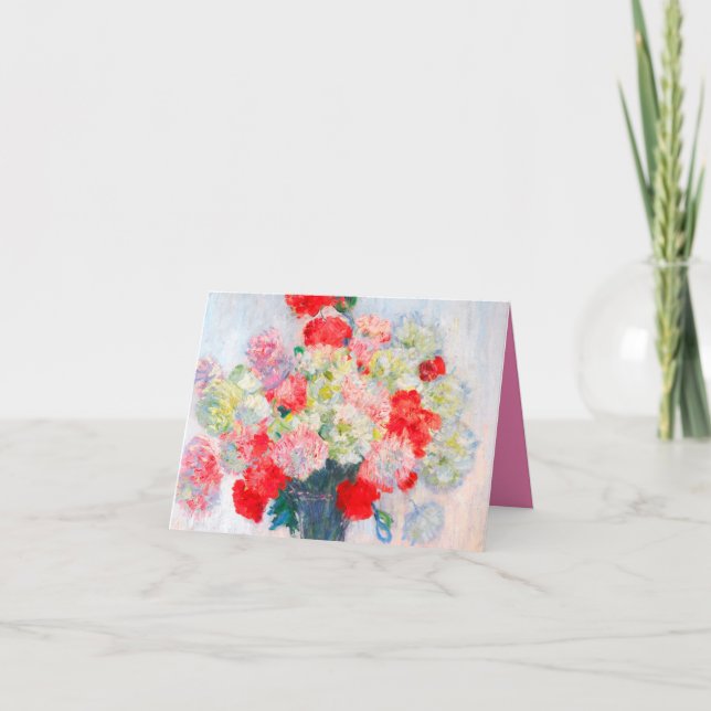 Invitación Monet Peonies (Anverso)