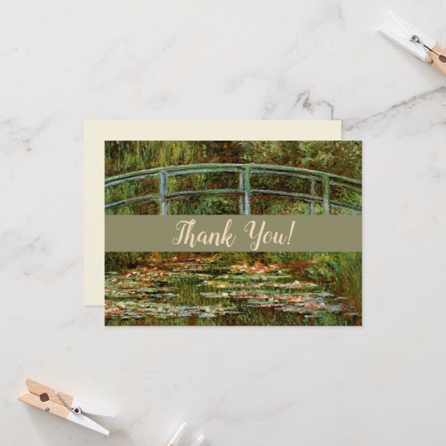 Invitación Monet Puente Japonés Giverney (Anverso/Reverso In Situ)