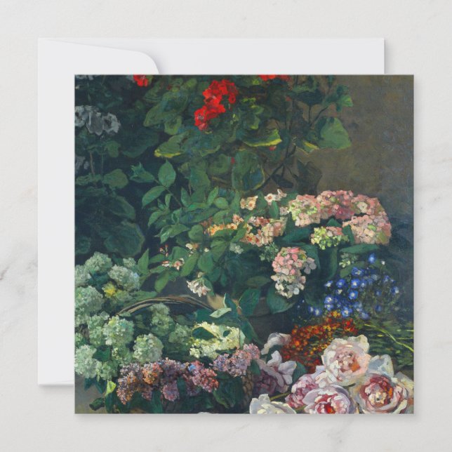 Invitación Monet Spring Flowers (Anverso)