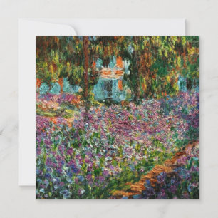 Invitación Monet The Artist's Garden at Giverny