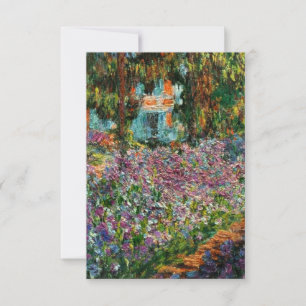 Invitación Monet The Artist's Garden at Giverny
