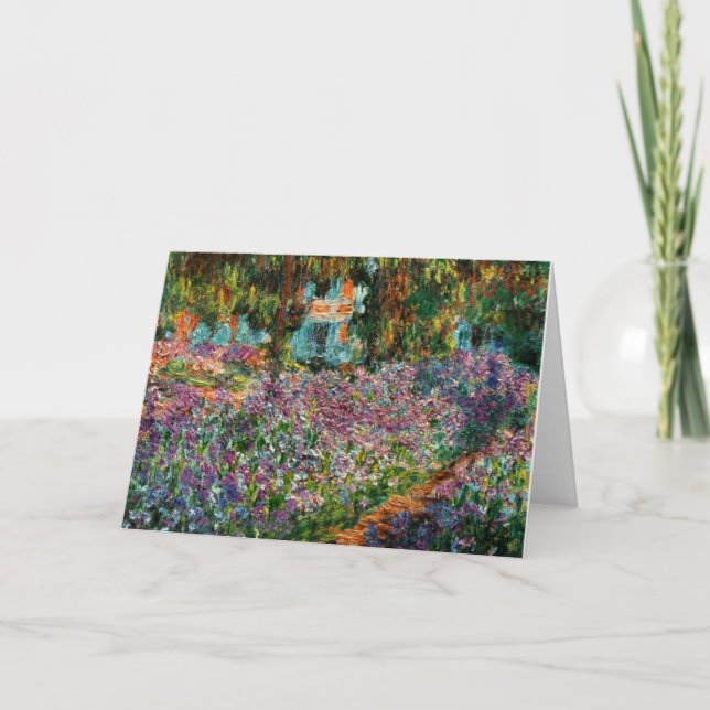 Invitación Monet The Artist's Garden at Giverny (Anverso)