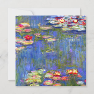 Invitación Monet Water Lilies