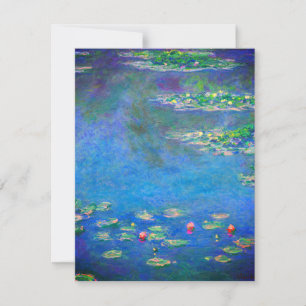 Invitación Monet Water Lilies 1906