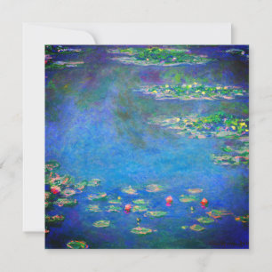 Invitación Monet Water Lilies 1906