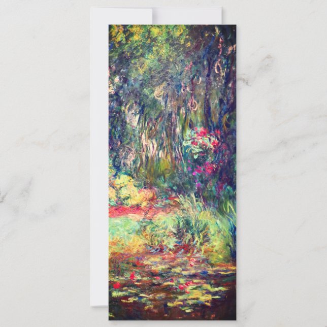 Invitación Monet Water Lily Pond (Anverso)