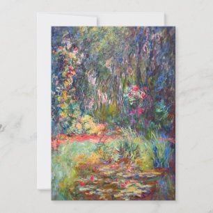 Invitación Monet Water Lily Pond