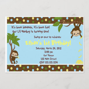 Invitación Mono de Lil