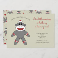 Mono de media luna con corazones primer cumpleaños